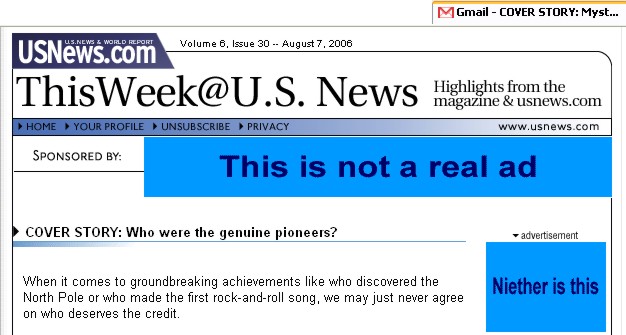 This Is Not A Real Ad