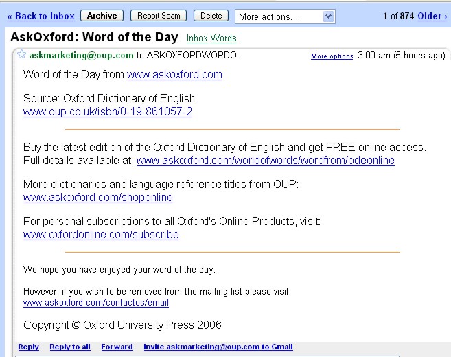 Word of the Day: Missing